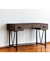 Modern Workstation Desk with 2 Drawers – Ideal for Home Office