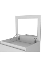 Two Drawer Standard Chest for Bedroom Storage and Home Organization