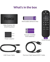 Roku Express 4K+ Streaming Player Hdr with Voice Remote with Tv Controls