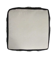Modern Cotton Ottoman for Home Furniture and Lounge Spaces