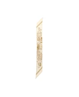 Coach Stacked Tabby Bags Print Silk Skinny Scarf