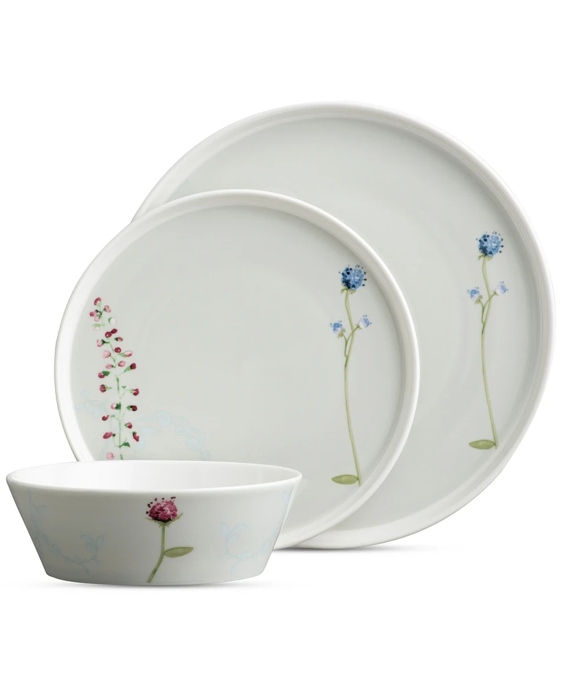 Belleek Pottery Camille Pale Jade 12-Pc. Dinnerware Set, Service for 4