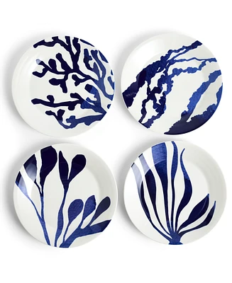 Royal Doulton 1815 Pacific Mixed Pattern Dinner Plates, Set of 4