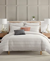 Levtex Leo Stripe Textured -Pc. Duvet Cover Set