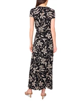 Vince Camuto Women's Printed Pull-On Maxi Skirt