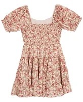 Rare Editions Big Girls 2-Piece Lurex Chiffon With Denim Vest and Dress Set