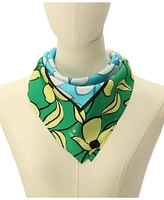 Kate Spade New York Women's Floral Vines Silk Bandana Scarf