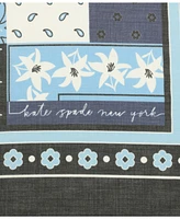 Kate Spade New York Women's Bandana Patchwork Modal Square Scarf