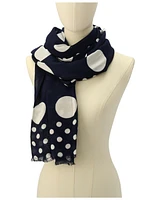 Kate Spade New York Women's Breezy Dot Viscose Oblong Scarf