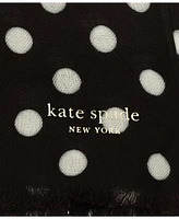 Kate Spade New York Women's Breezy Dot Viscose Oblong Scarf