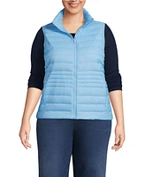 Lands' End Plus Wanderweight Packable Down Vest