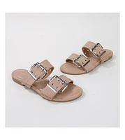 Kyle Double Strap Slide Sandals
