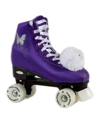 Epic Purple Butterfly Led Quad Skate
