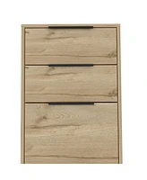 Three Drawer Standard Chest for Bedroom Storage and Organization