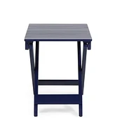 Outdoor Folding Wooden Side Table