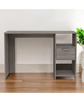 Sturdy Computer Desk with Large Work Surface and Drawers