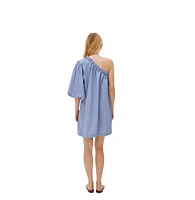 Labeca London Women's Florence Linen One Sleeve Dress