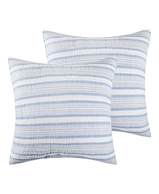 Levtex Coral Landing 2-Pc. Sham Set, European