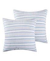 Levtex Coral Landing 2-Pc. Sham Set, European