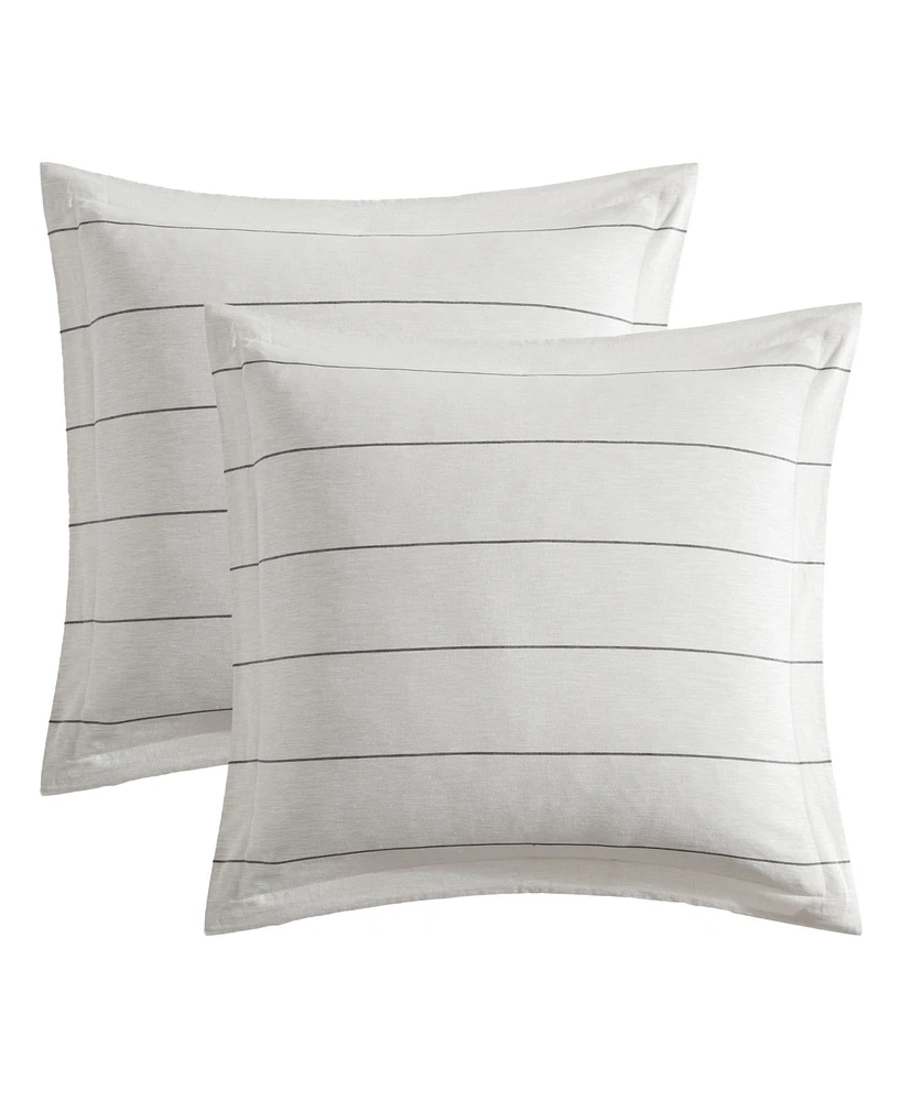 Levtex Leo Stripe 2-Pc. Sham Set, European
