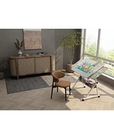 Jigsaw Puzzle Table Board 1500 Pieces with 4 Drawers (White)
