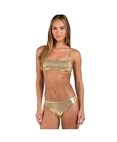 Sunshine 79 Glitz And Gold Bralette Top