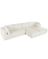 Modern Large Modular Sectional Sofa for Living Room, Bedroom, Salon