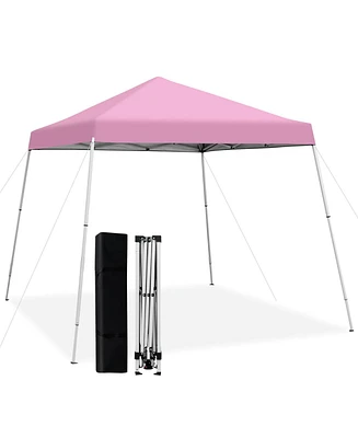 10 x 10 Feet Outdoor Instant Pop-up Canopy with Carrying Bag