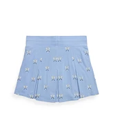 Polo Ralph Lauren Big Girls Tennis Print Stretch Mesh Skirt