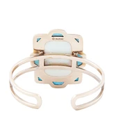 Barse Scenic Sedona Blue Turquoise and Golden Cuff Bracelet