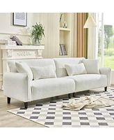 97" Teddy Velvet Sofa - Living Room, Bedroom, Office