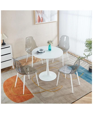 Mid-Century Dining Set: Table & 4 Chairs