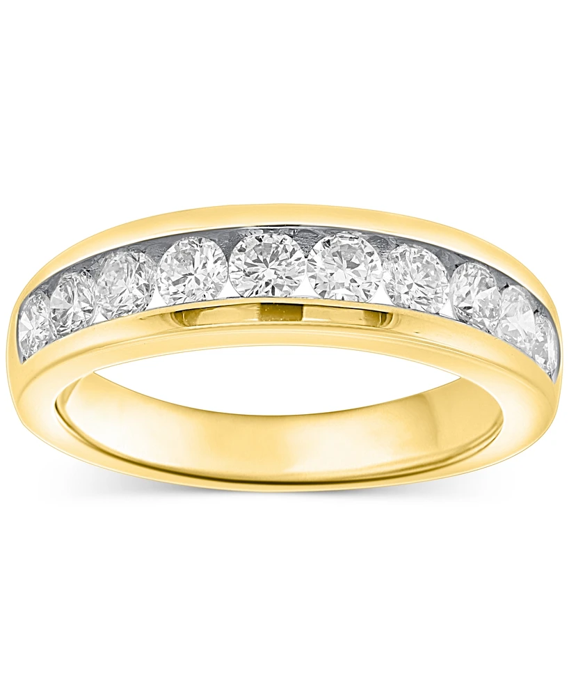 Forever Grown Diamonds Lab Diamond Channel-Set Band (1 ct. t.w.) Sterling Silver or 14k Gold-Plated