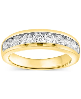 Forever Grown Diamonds Lab Diamond Channel-Set Band (1 ct. t.w.) Sterling Silver or 14k Gold-Plated