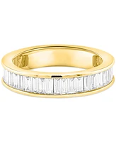 Forever Grown Diamonds Lab Diamond Baguette Band (1 ct. t.w.) Sterling Silver or 14k Gold-Plated