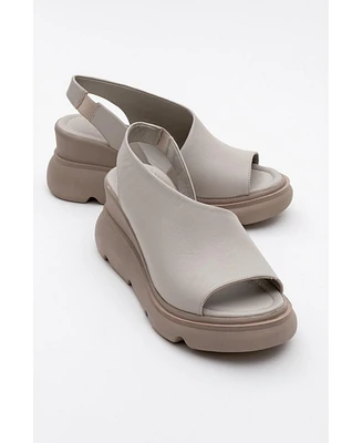 Agusto Leather Platform Sandal (Women)