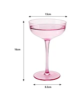 The Wine Savant Classic Coupe Glasses, Set of 4