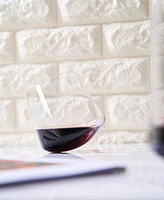 The Wine Savant Rotating Stemless Wine Glasses, Set of 2