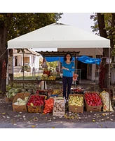 10 x 10 Feet Foldable Outdoor Instant Pop-up Canopy with Carry Bag