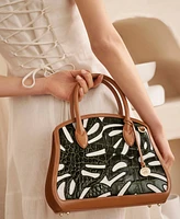 Brahmin Rosetta Abrigado Medium Leather Satchel