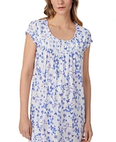 Eileen West Women's Ruffled Botanical Waltz Nightgown