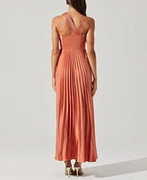 Astr the Label Women's Rasya One-Shoulder Pleated Dress