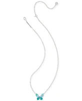 Kendra Scott Mixed Stone Butterfly Pendant Necklace, 16" + 3" extender