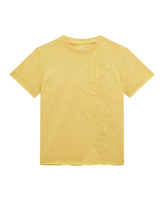 Guess Big Boys Garment Dye Short Sleeve T-Shirt