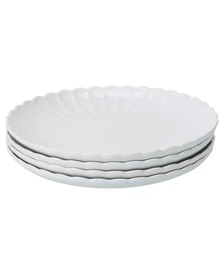 Bia Cordon Bleu Petal 4-Pc. Dinner Plates Set, Service for 4