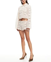 Lioness Women's Mid-Rise Cotton Babydoll Shorts