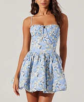 Astr the Label Women's Larissa Bubble-Hem Mini Dress