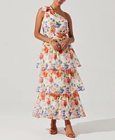 Astr the Label Women's Natali One-Shoulder Maxi Dress