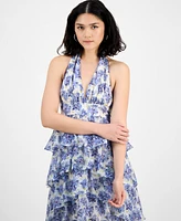En Saison Women's Odessa Printed Tiered Maxi Dress