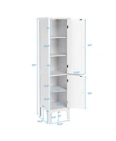 Freestanding Bathroom Storage Cabinet for Kitchen and Living Room